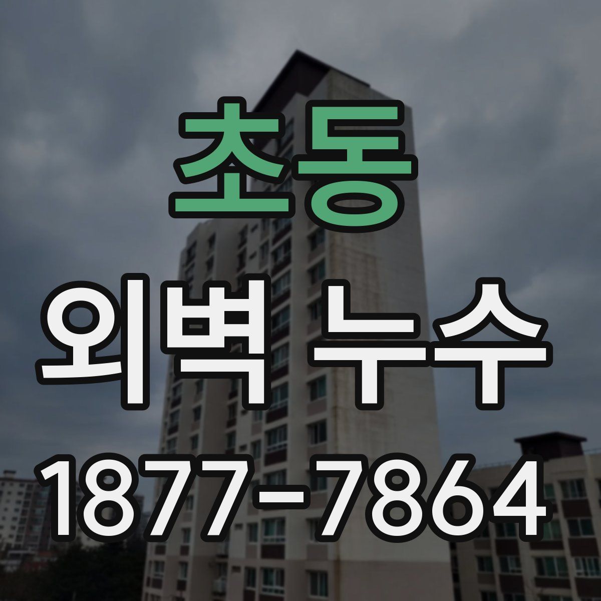 초동 외벽 누수
