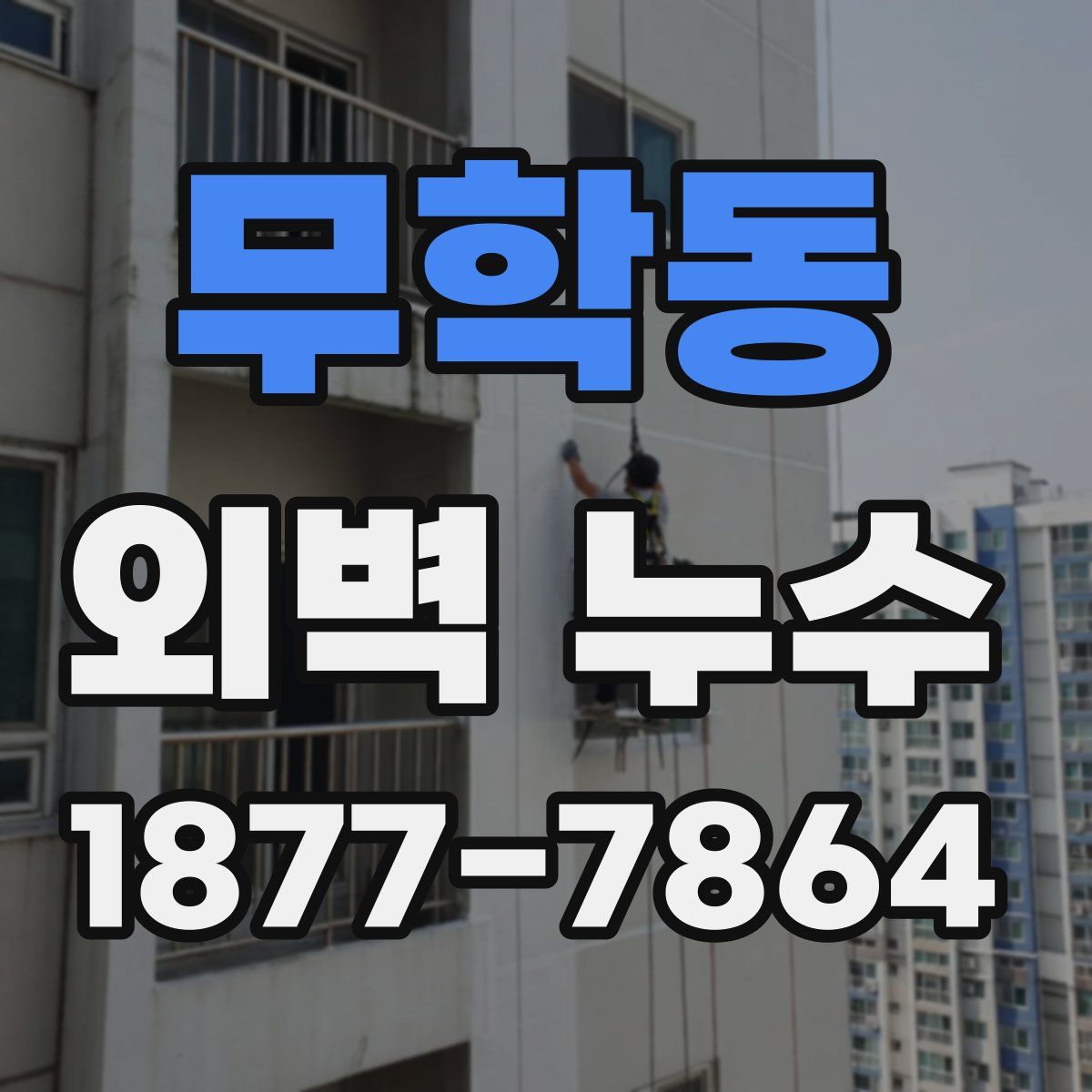 무학동 외벽 누수