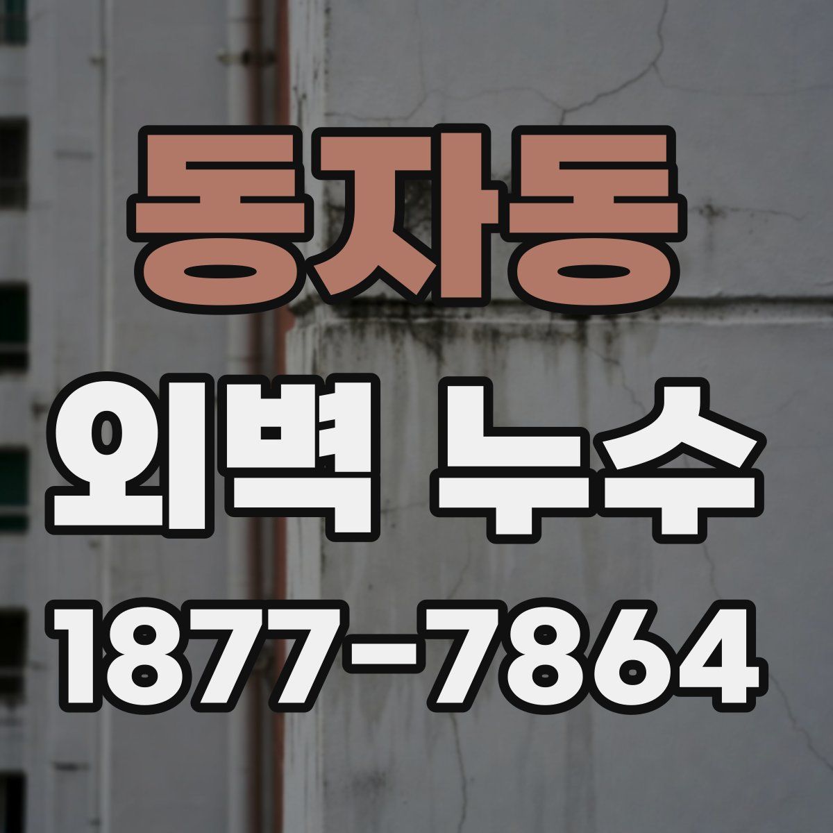 동자동 외벽 누수