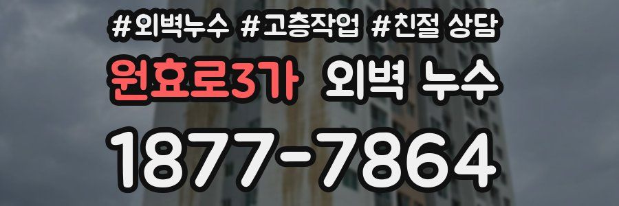원효로3가 외벽 누수
