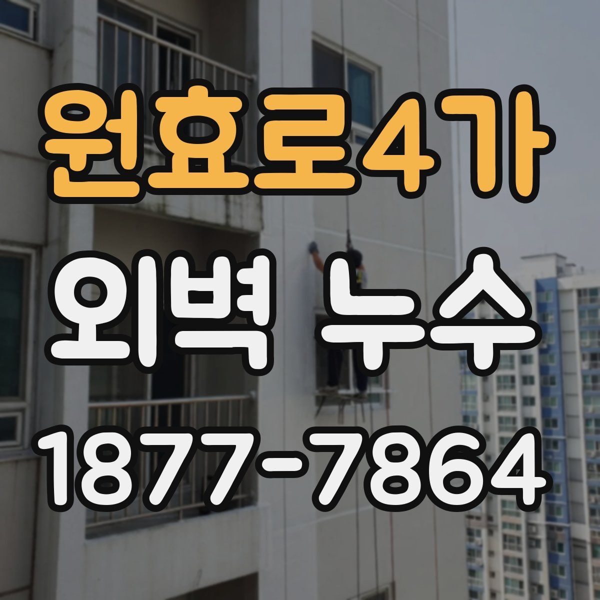 원효로4가 외벽 누수