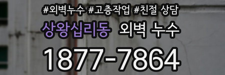 상왕십리동 외벽 누수