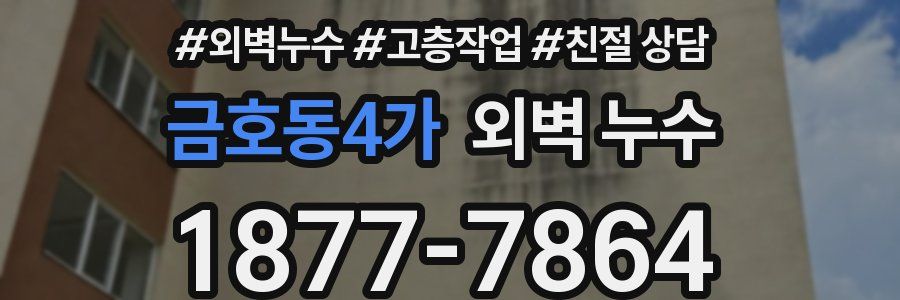 금호동4가 외벽 누수