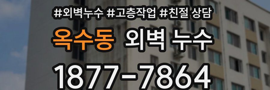 옥수동 외벽 누수