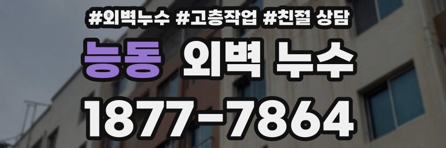 능동 외벽 누수
