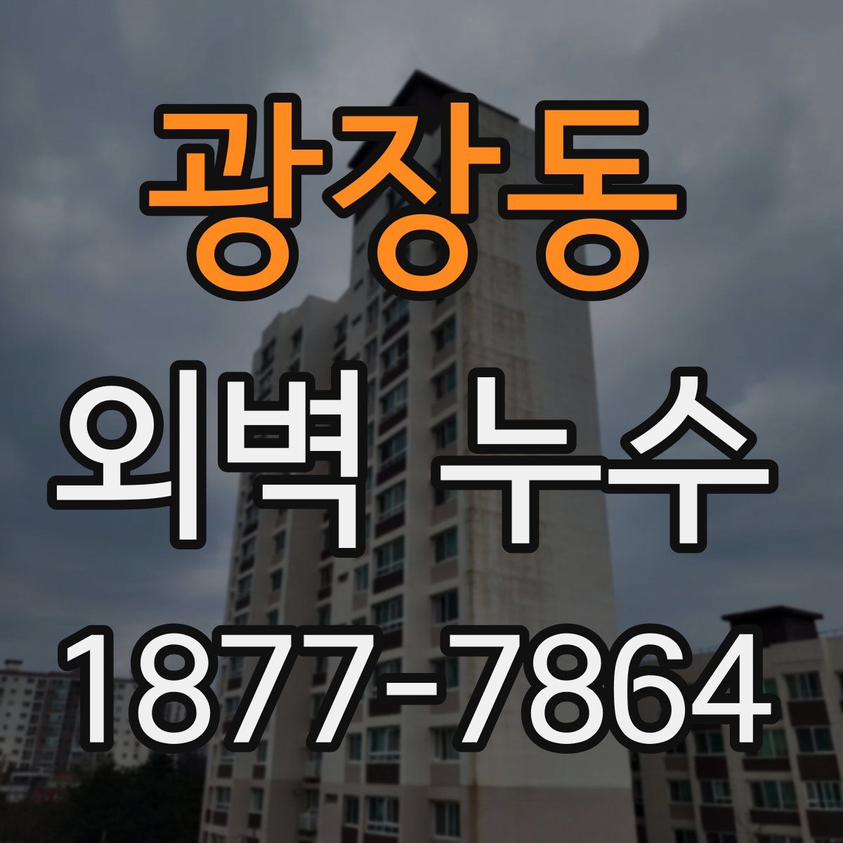 광장동 외벽 누수