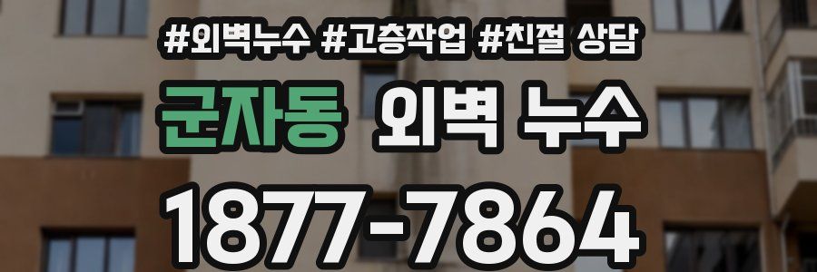 군자동 외벽 누수