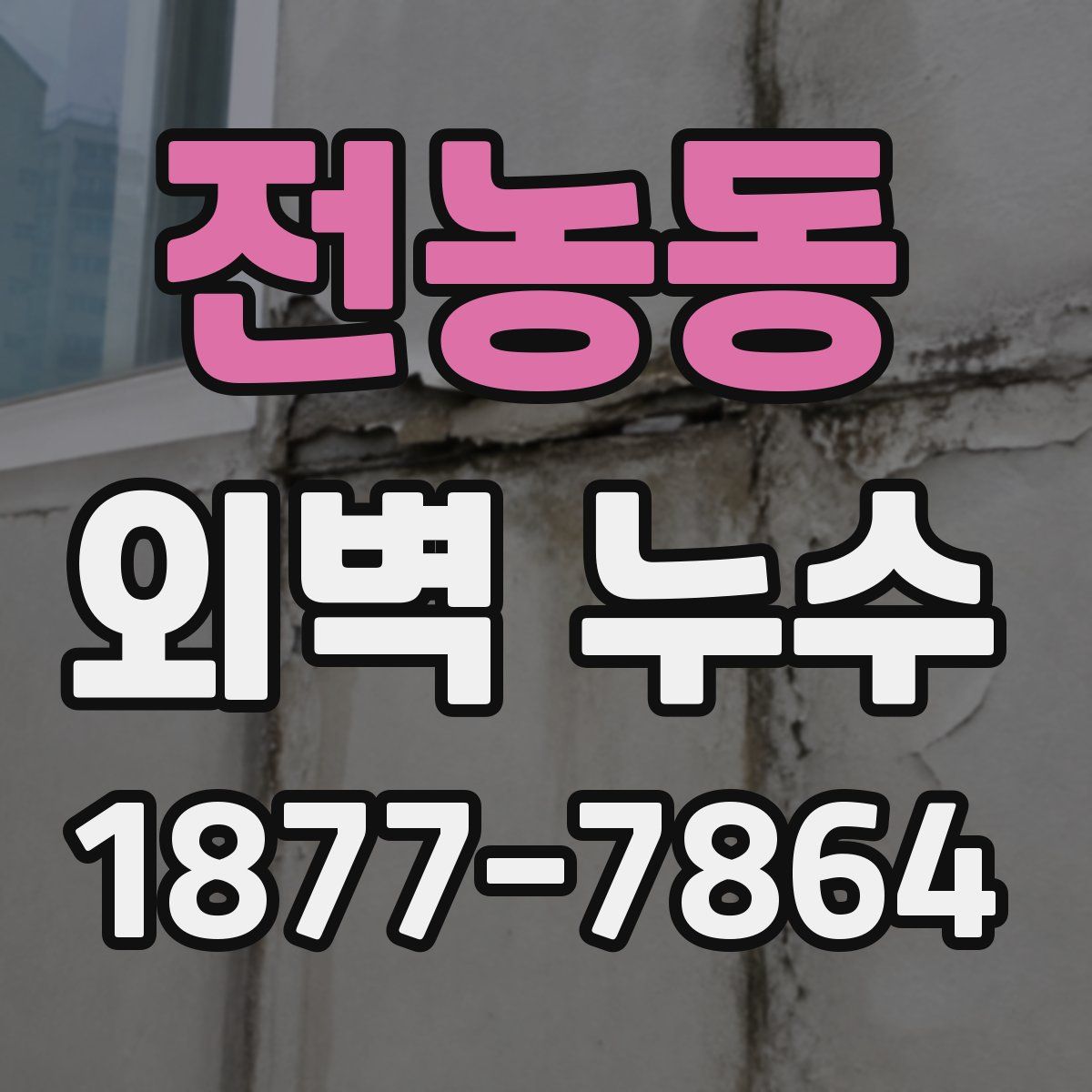 전농동 외벽 누수