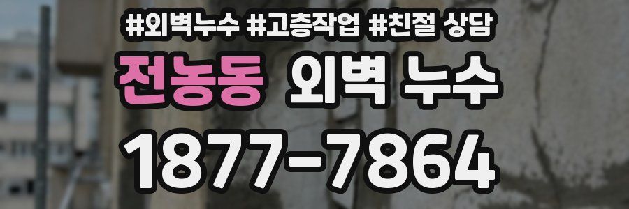 전농동 외벽 누수