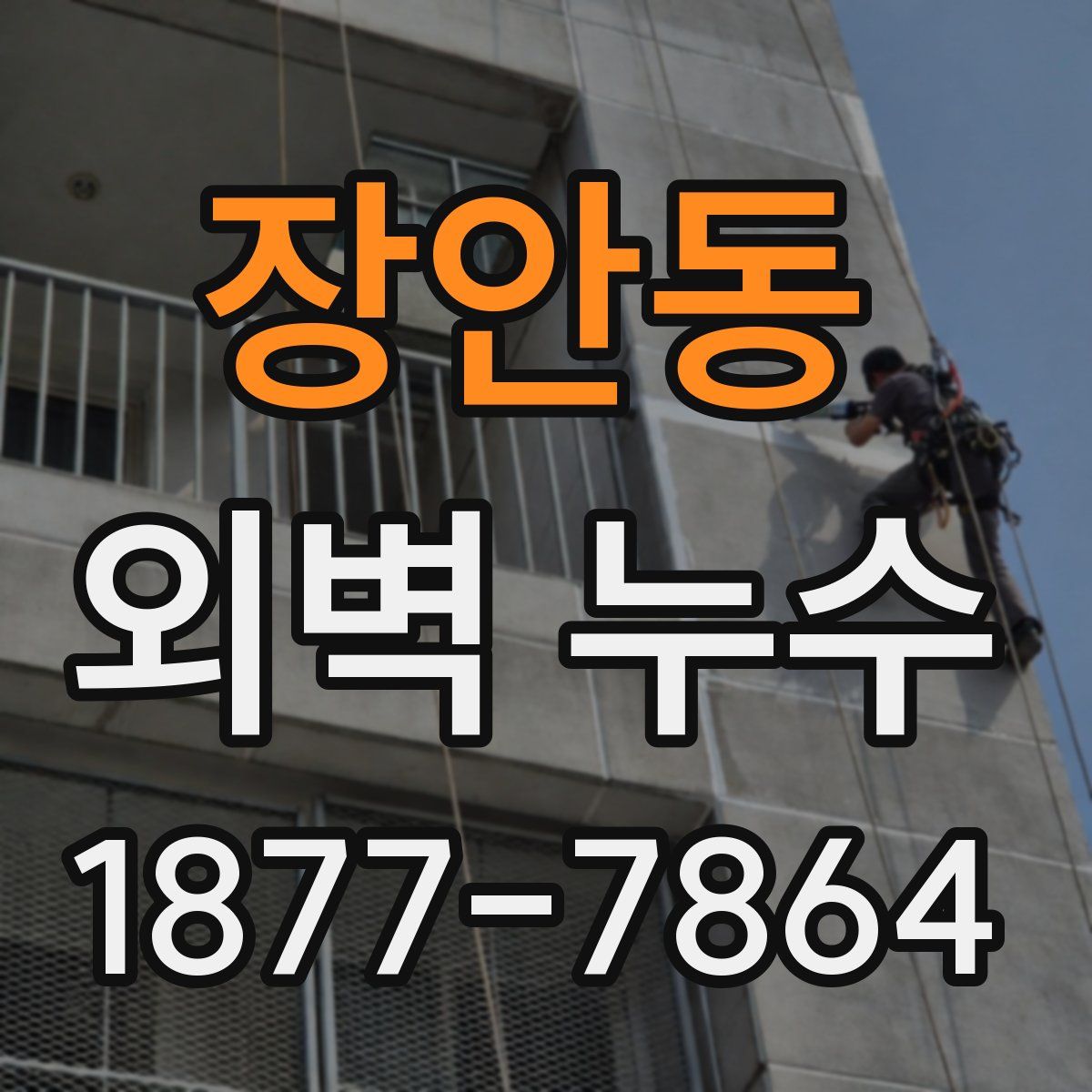 장안동 외벽 누수