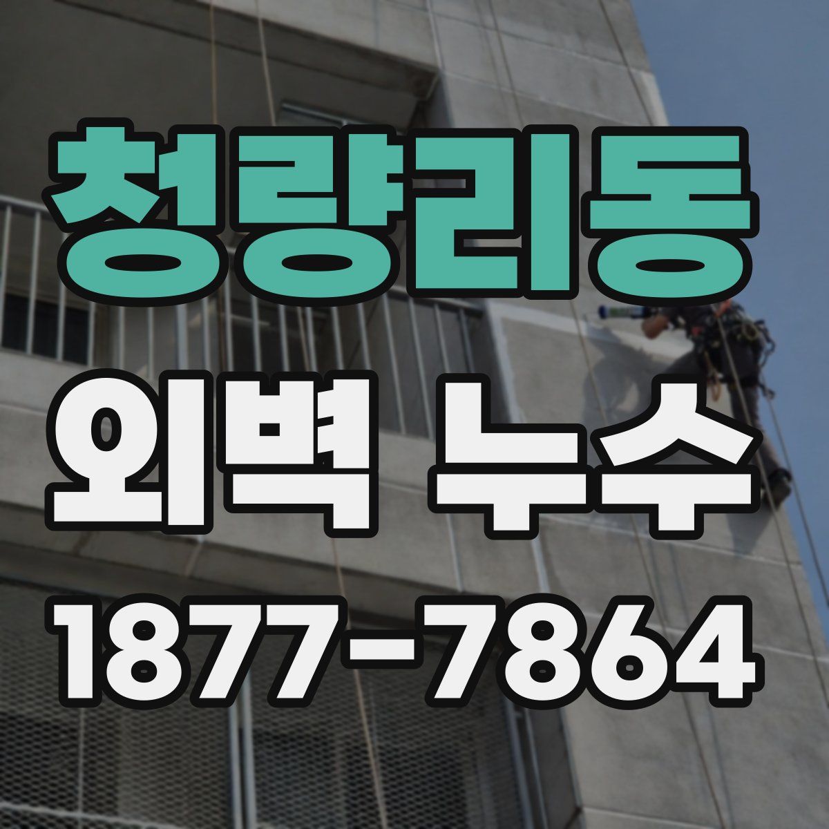 청량리동 외벽 누수