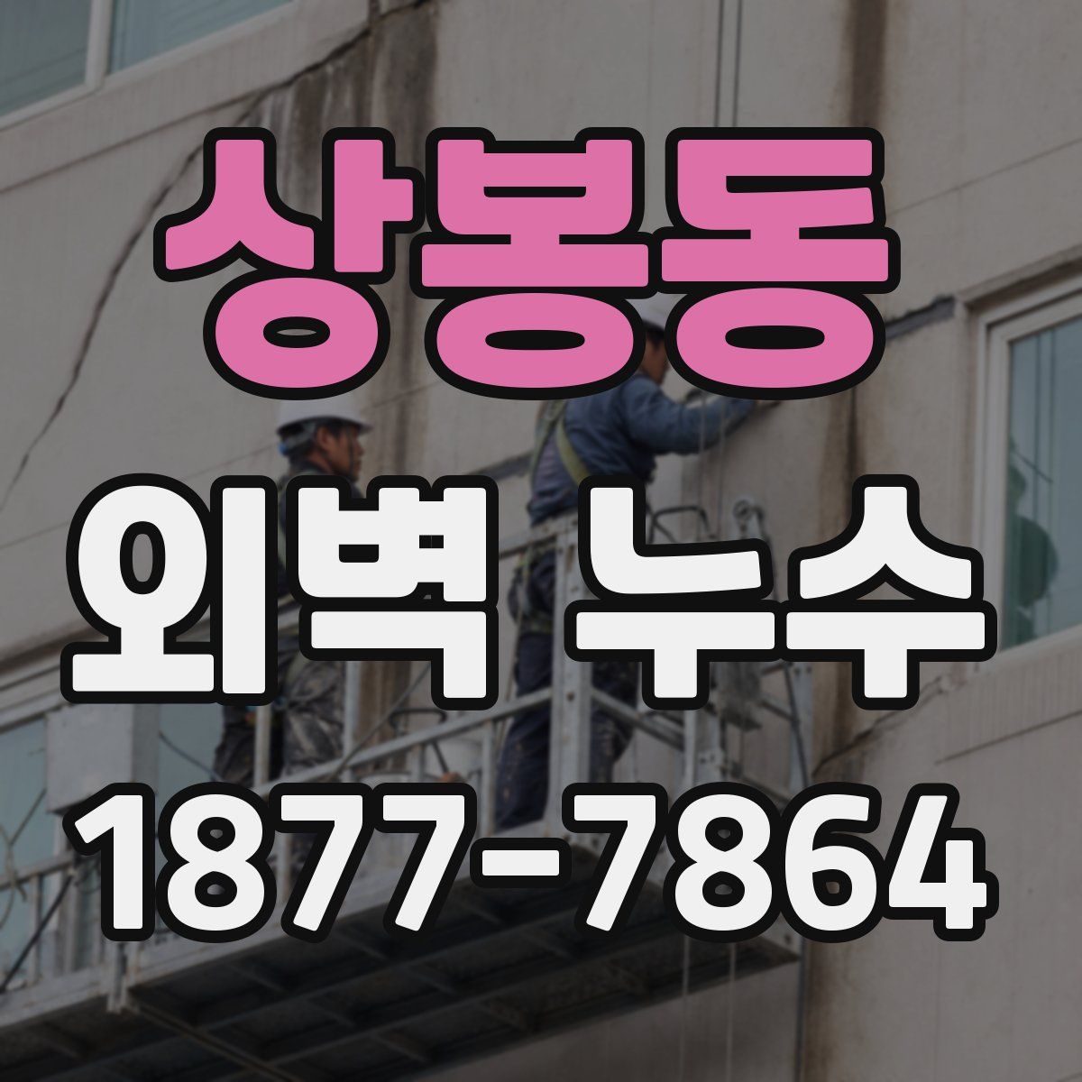 상봉동 외벽 누수