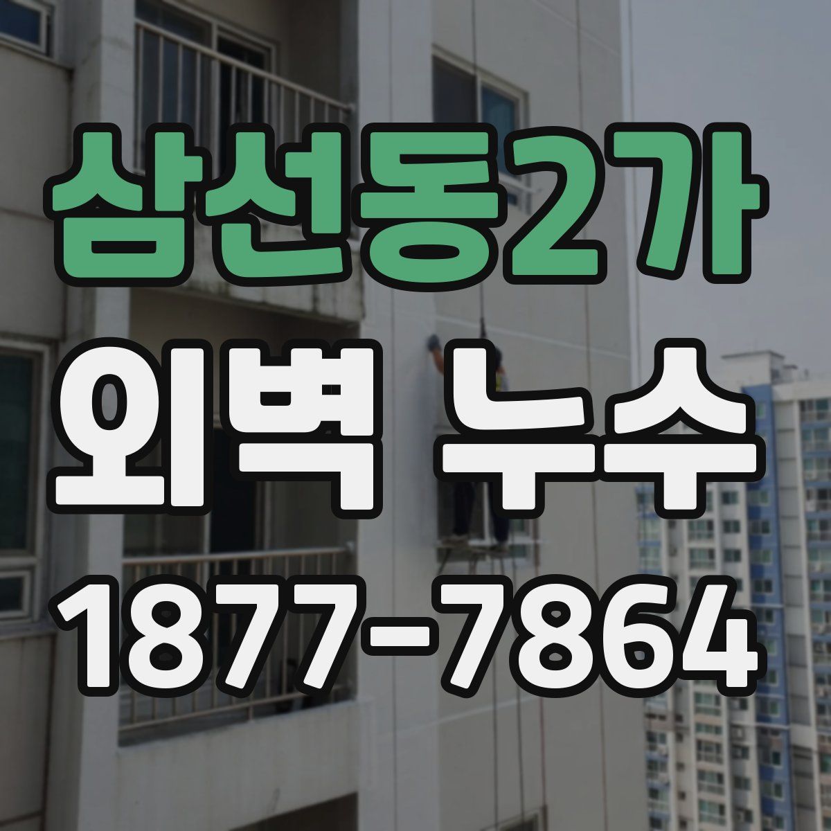 삼선동2가 외벽 누수