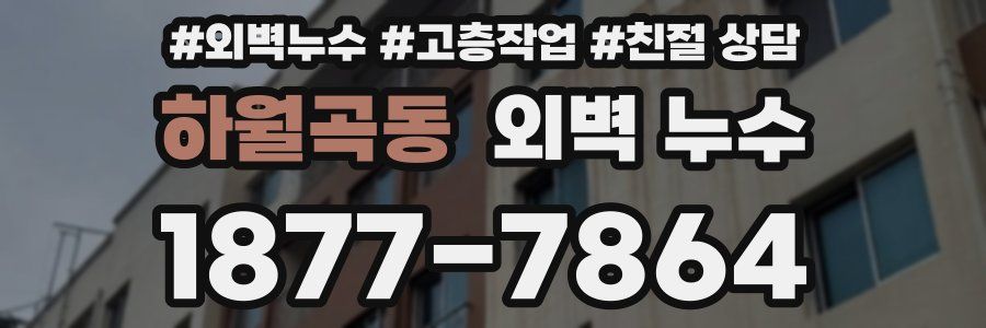 하월곡동 외벽 누수