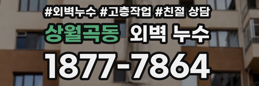 상월곡동 외벽 누수
