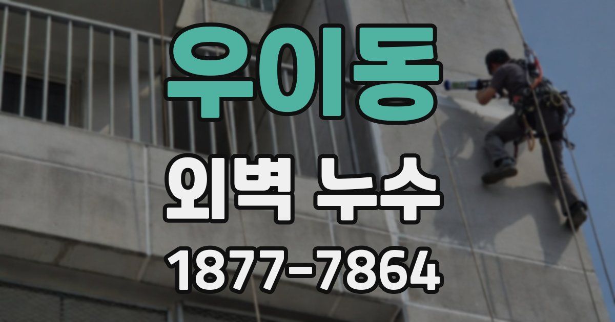 우이동 외벽 누수