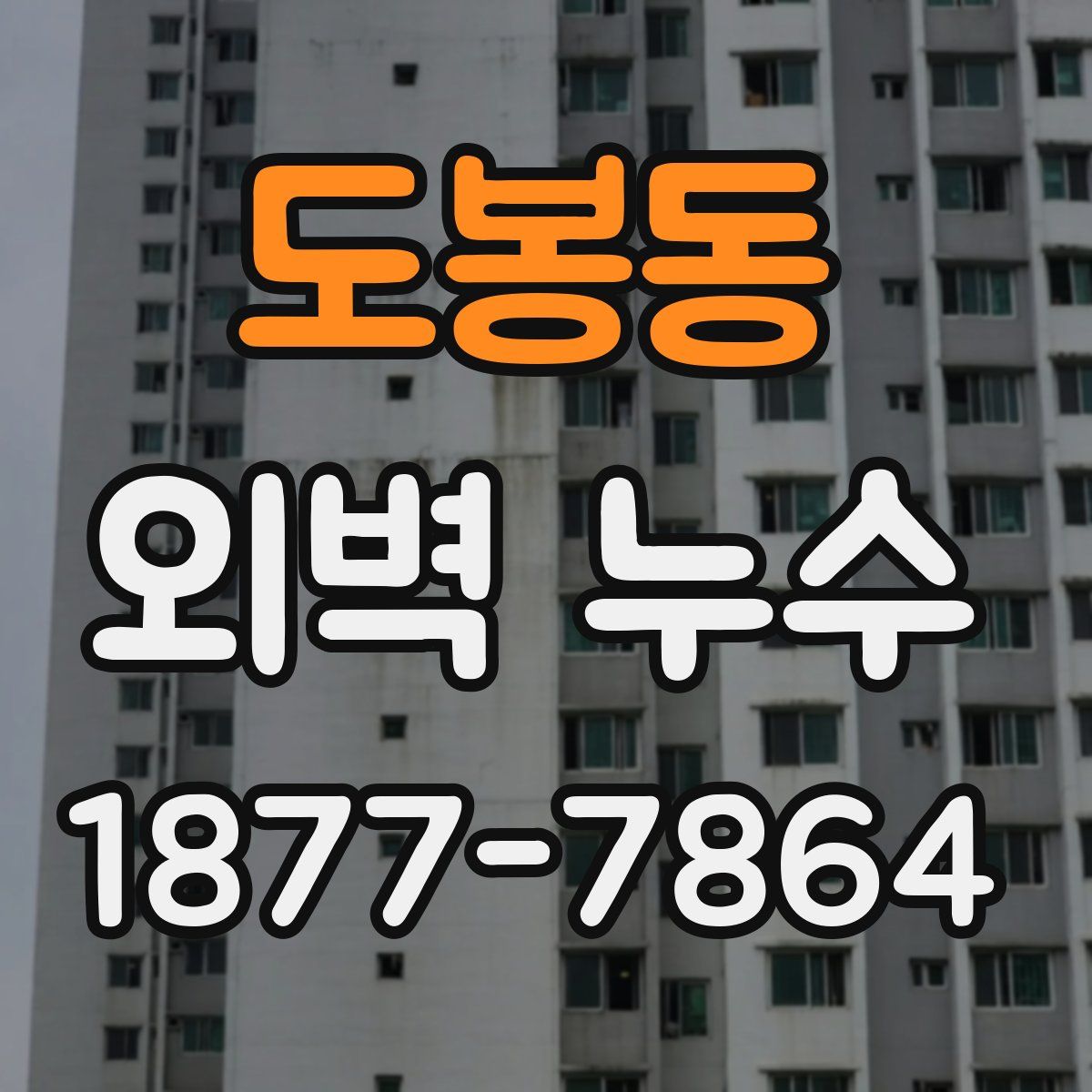 도봉동 외벽 누수