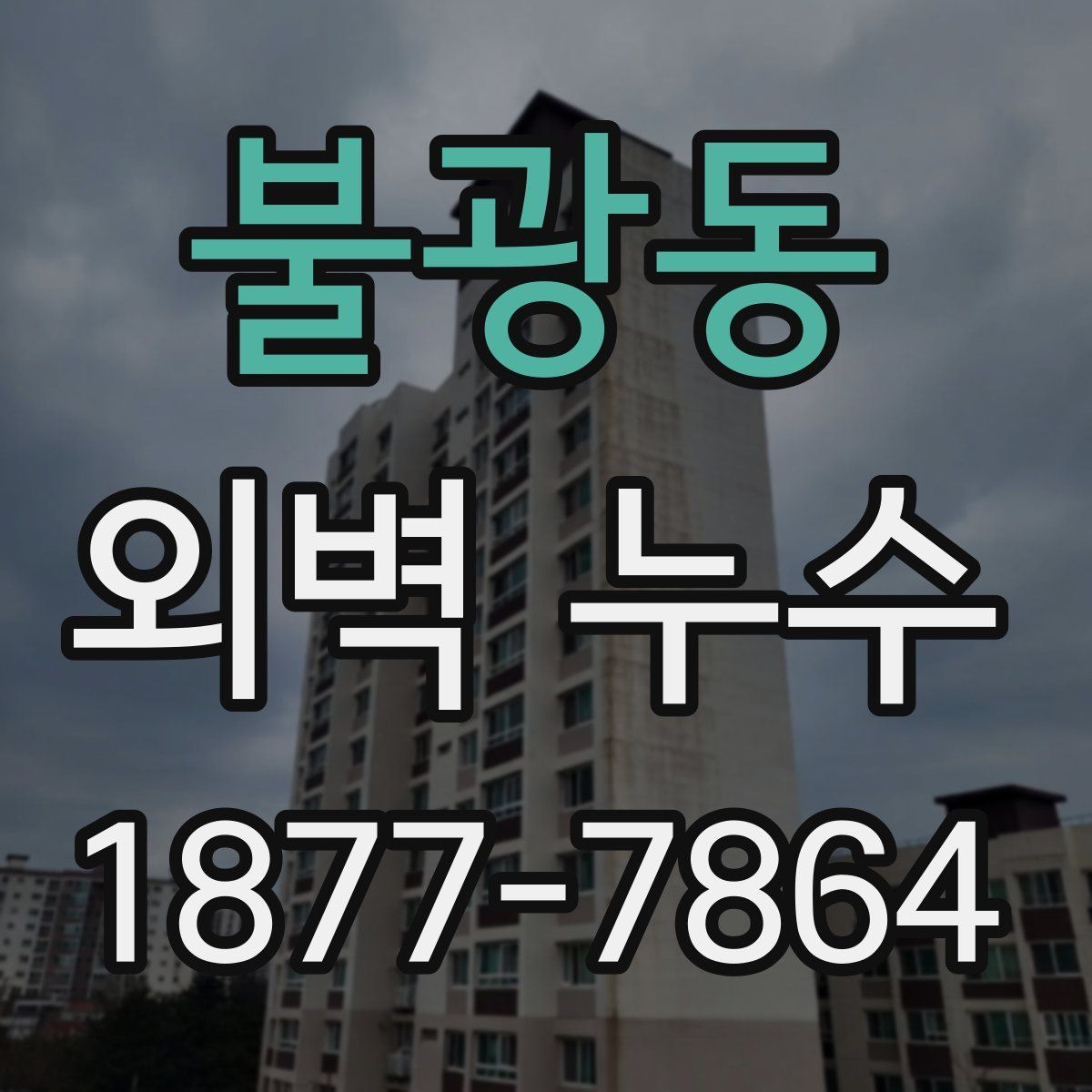 불광동 외벽 누수