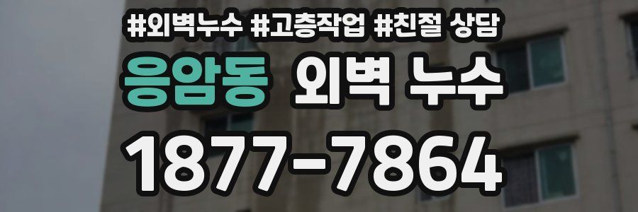 응암동 외벽 누수