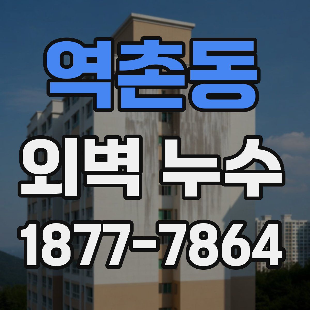 역촌동 외벽 누수