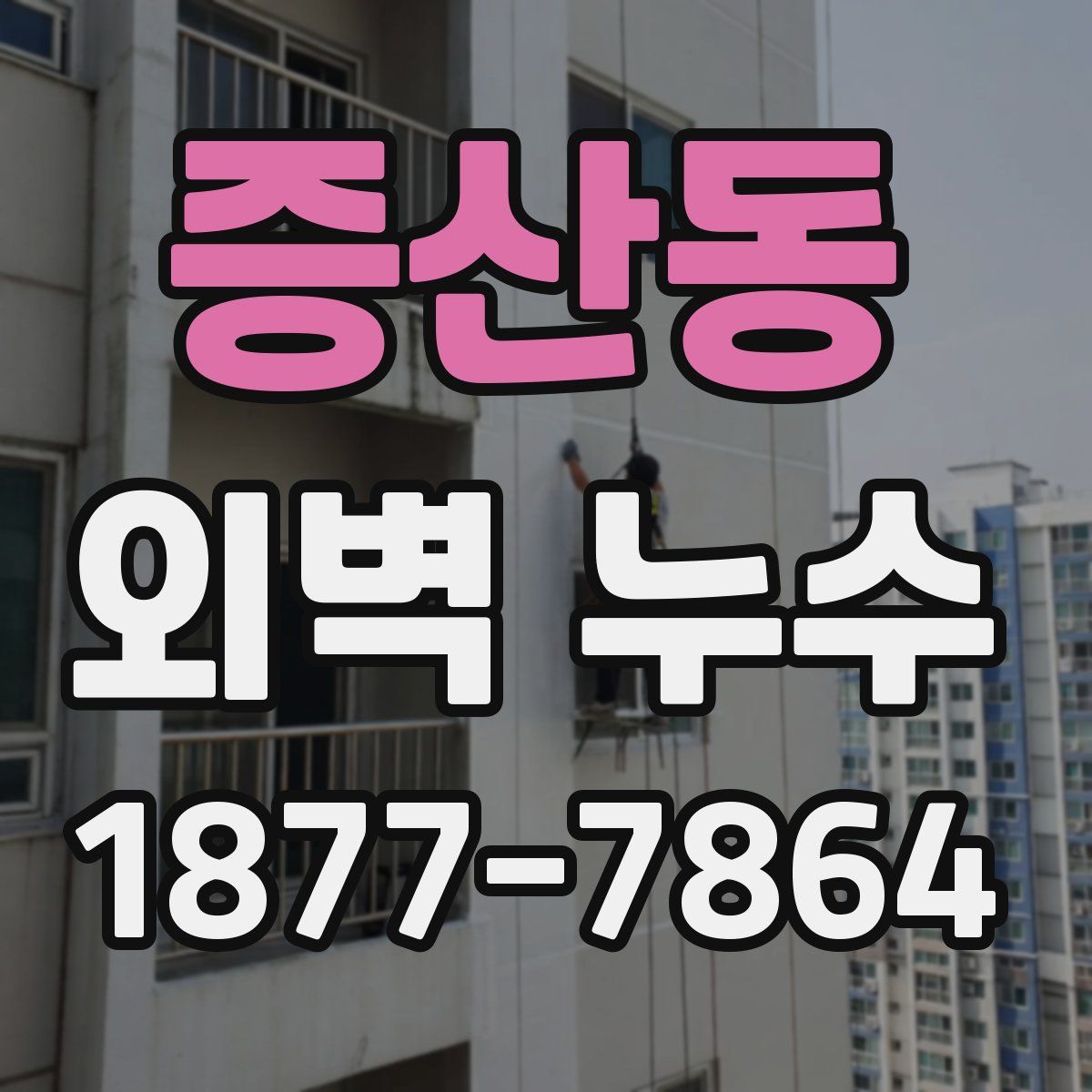 증산동 외벽 누수