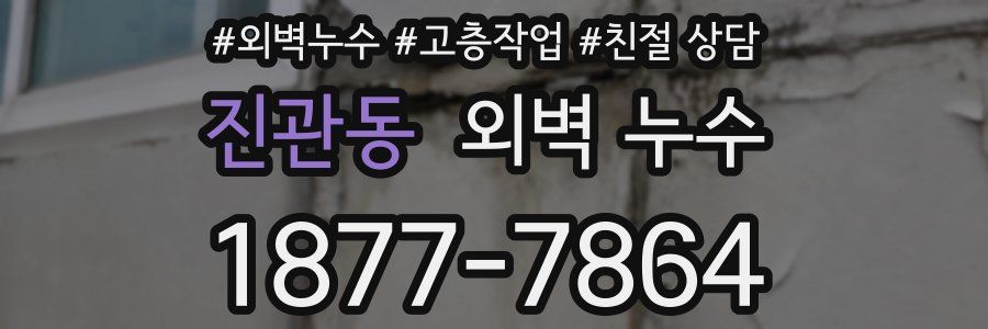 진관동 외벽 누수