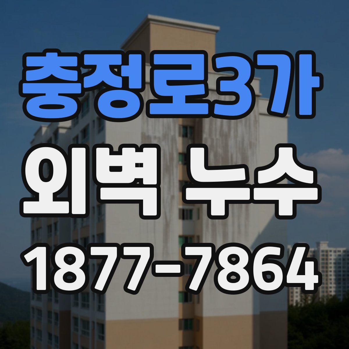 충정로3가 외벽 누수