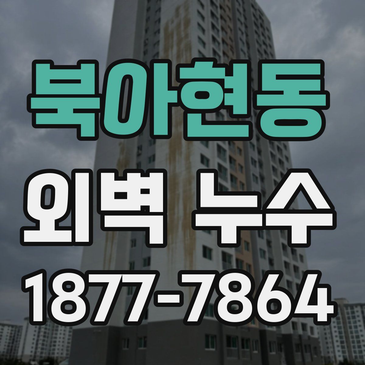 북아현동 외벽 누수