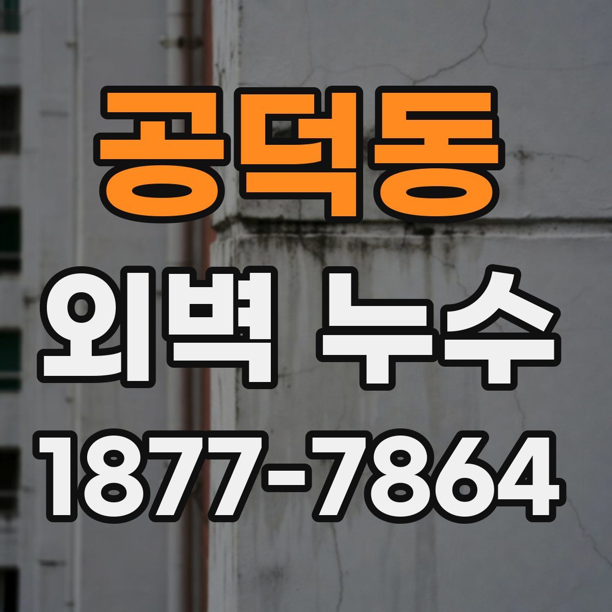 공덕동 외벽 누수