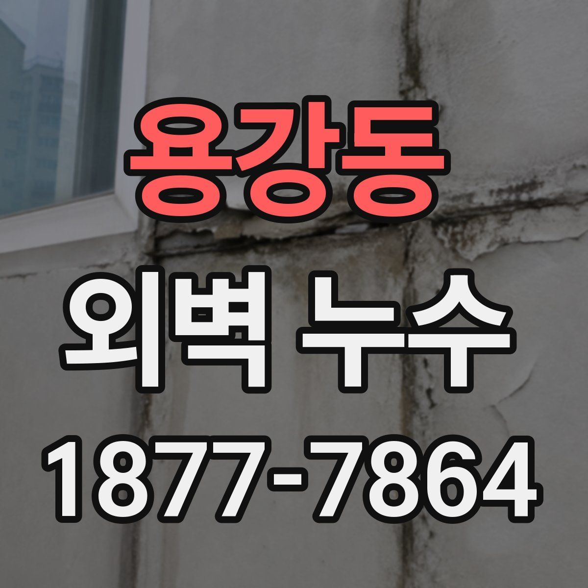 용강동 외벽 누수