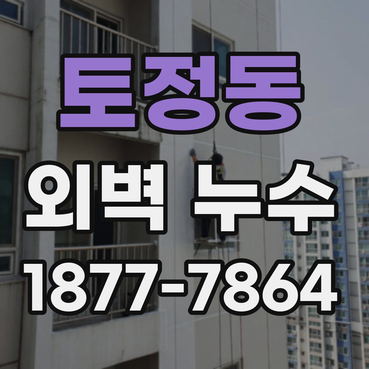 토정동 외벽 누수