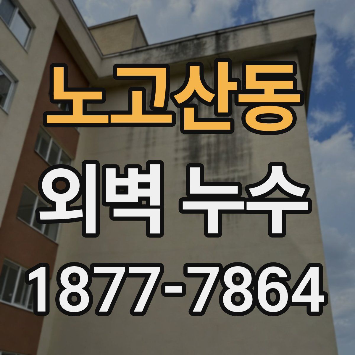 노고산동 외벽 누수