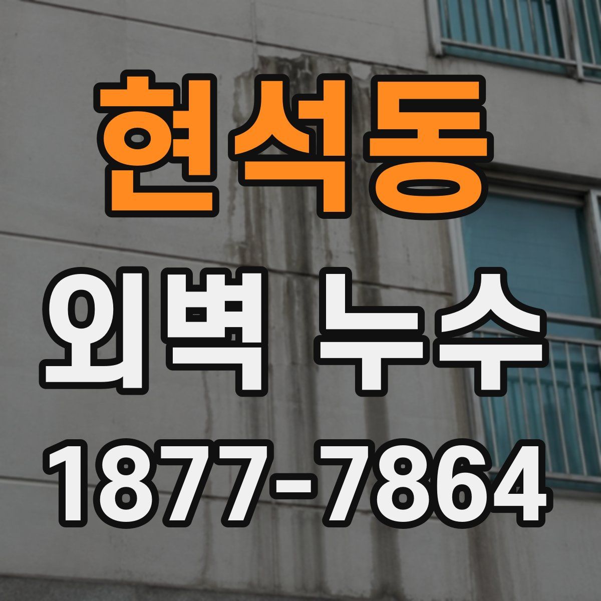 현석동 외벽 누수
