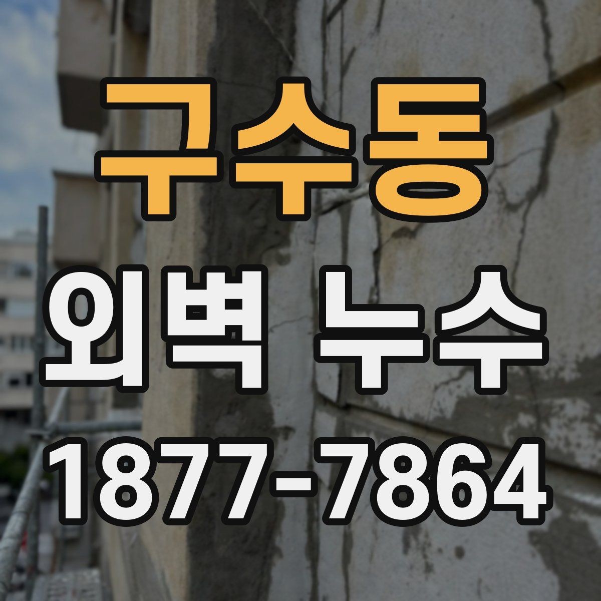 구수동 외벽 누수 사례로 보는 잘못된 대응