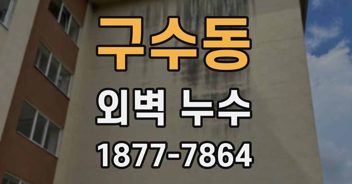 구수동 외벽 누수
