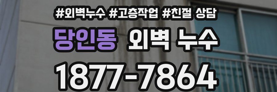 당인동 외벽 누수