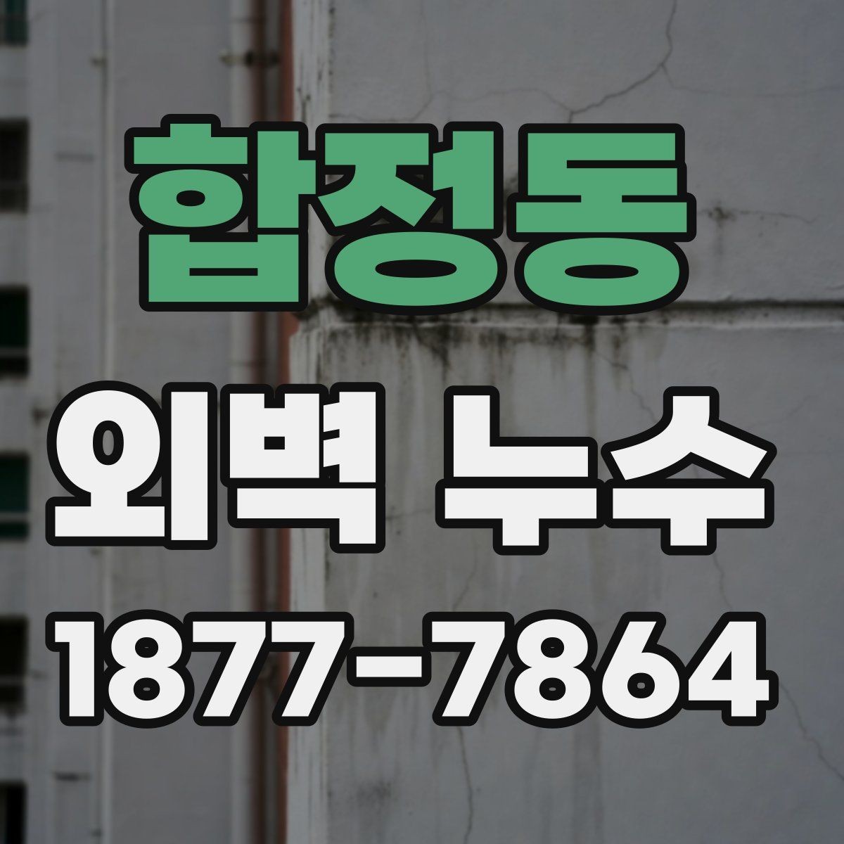 합정동 외벽 누수 재발을 막는 관리 요령