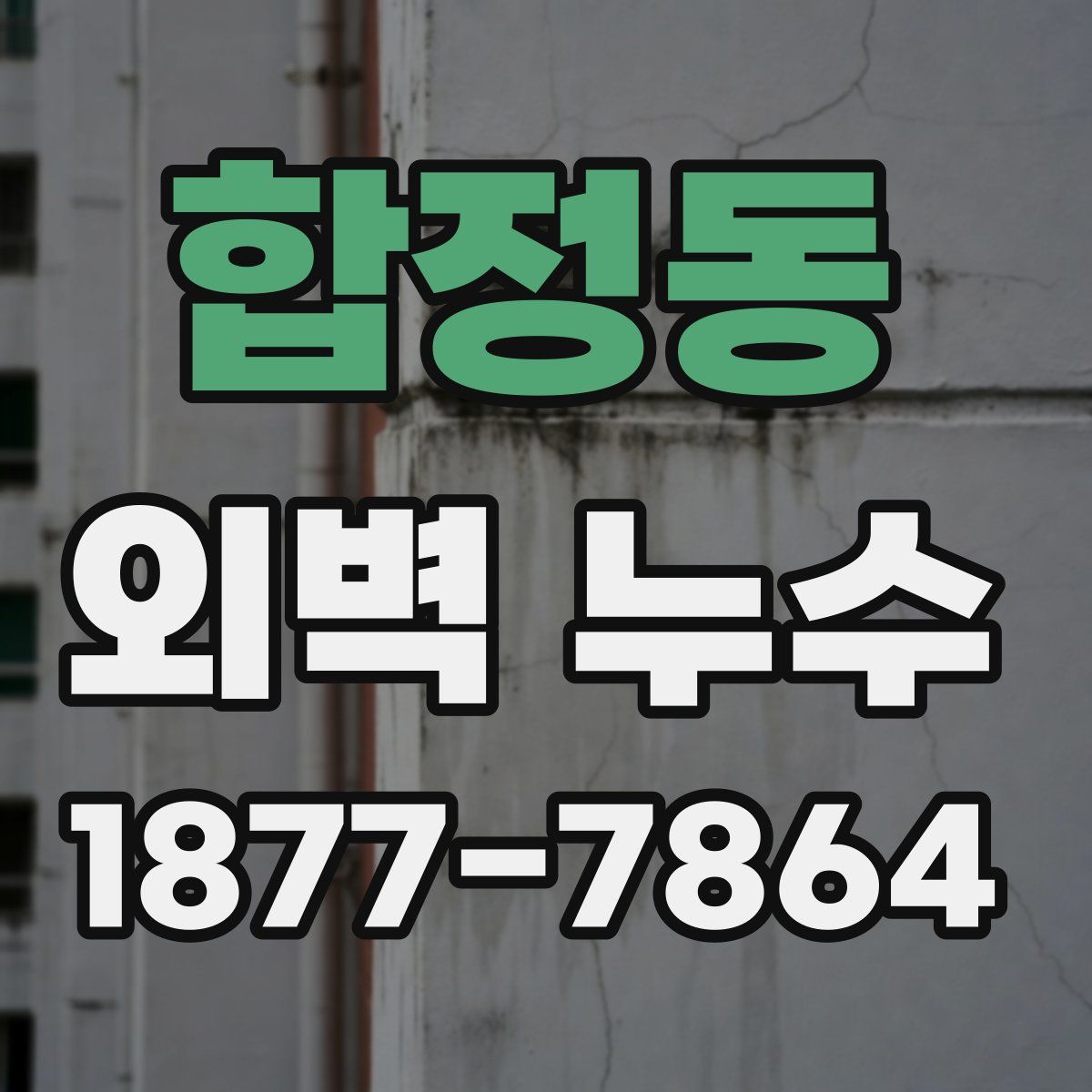 합정동 외벽 누수