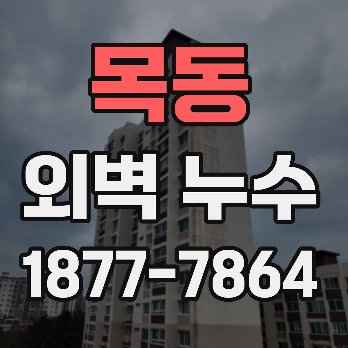 목동 외벽 누수