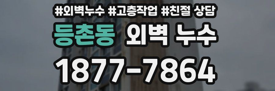 등촌동 외벽 누수