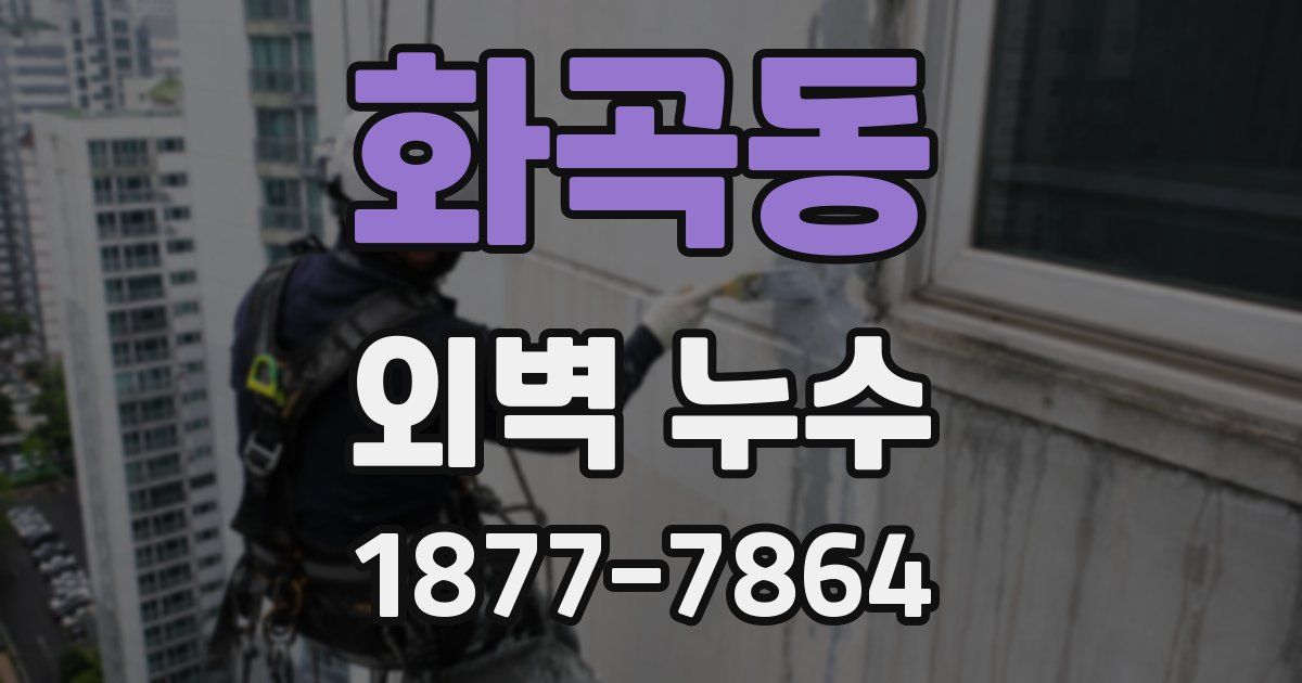화곡동 외벽 누수