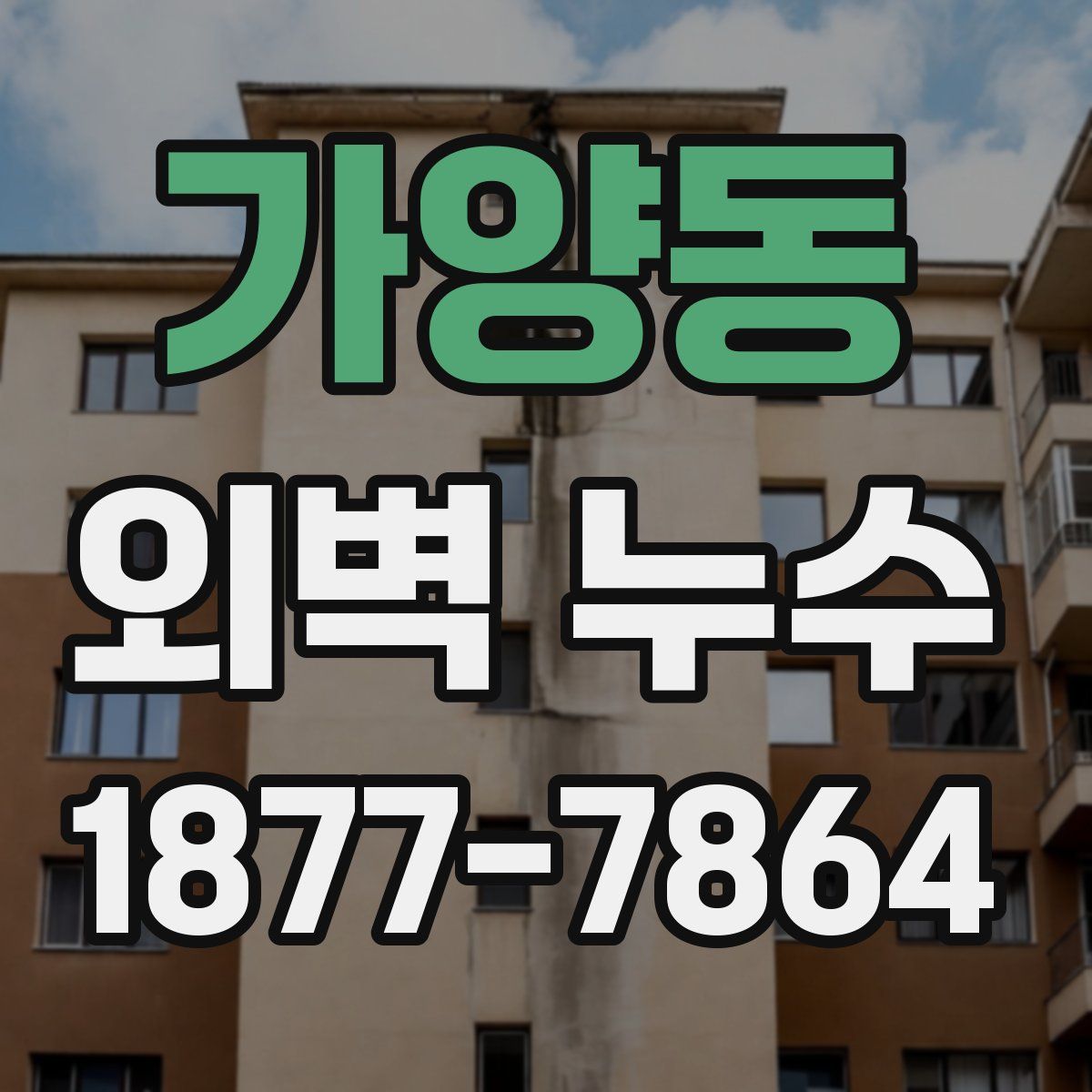 가양동 외벽 누수