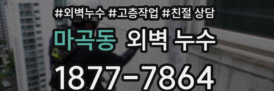 마곡동 외벽 누수