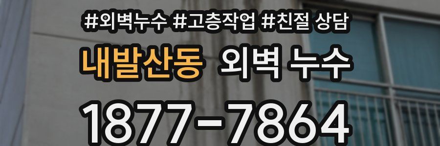 내발산동 외벽 누수