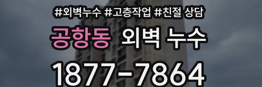 공항동 외벽 누수