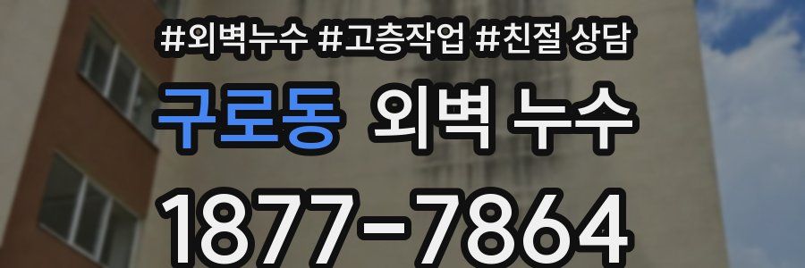 구로동 외벽 누수
