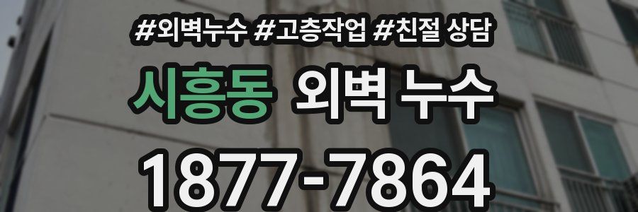 시흥동 외벽 누수