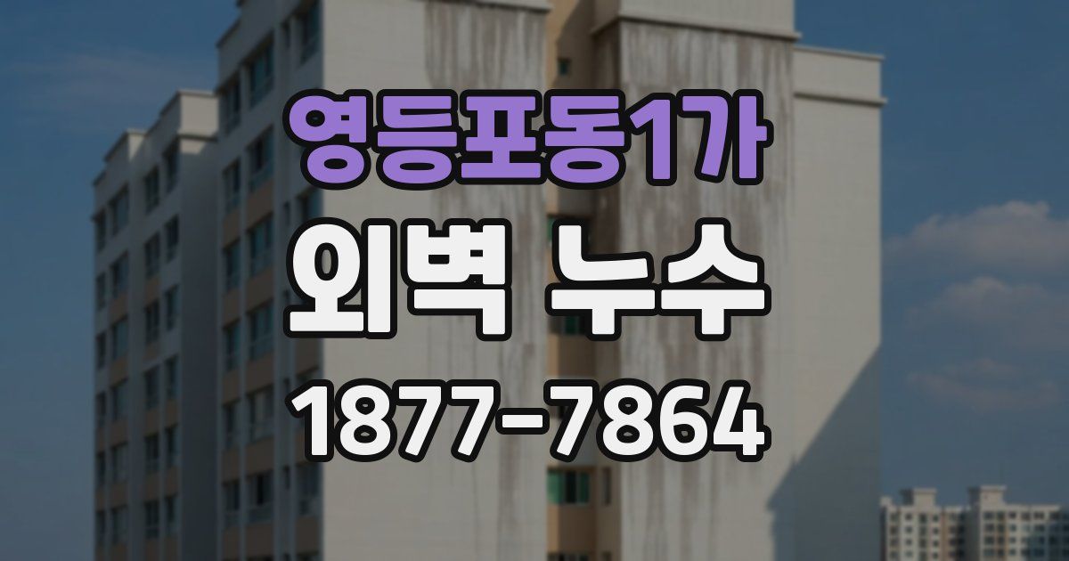 영등포동1가 외벽 누수