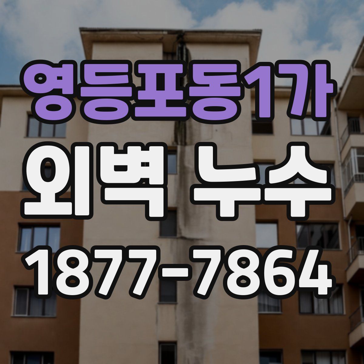 영등포동1가 외벽 누수