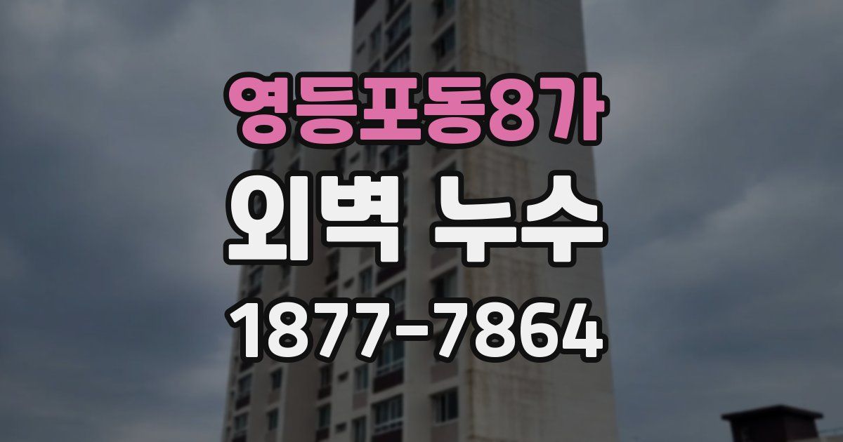 영등포동8가 외벽 누수